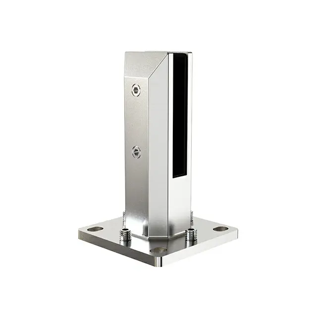 Spigot carré ajustable en verre