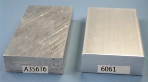 A356 aluminum cast VS 6061